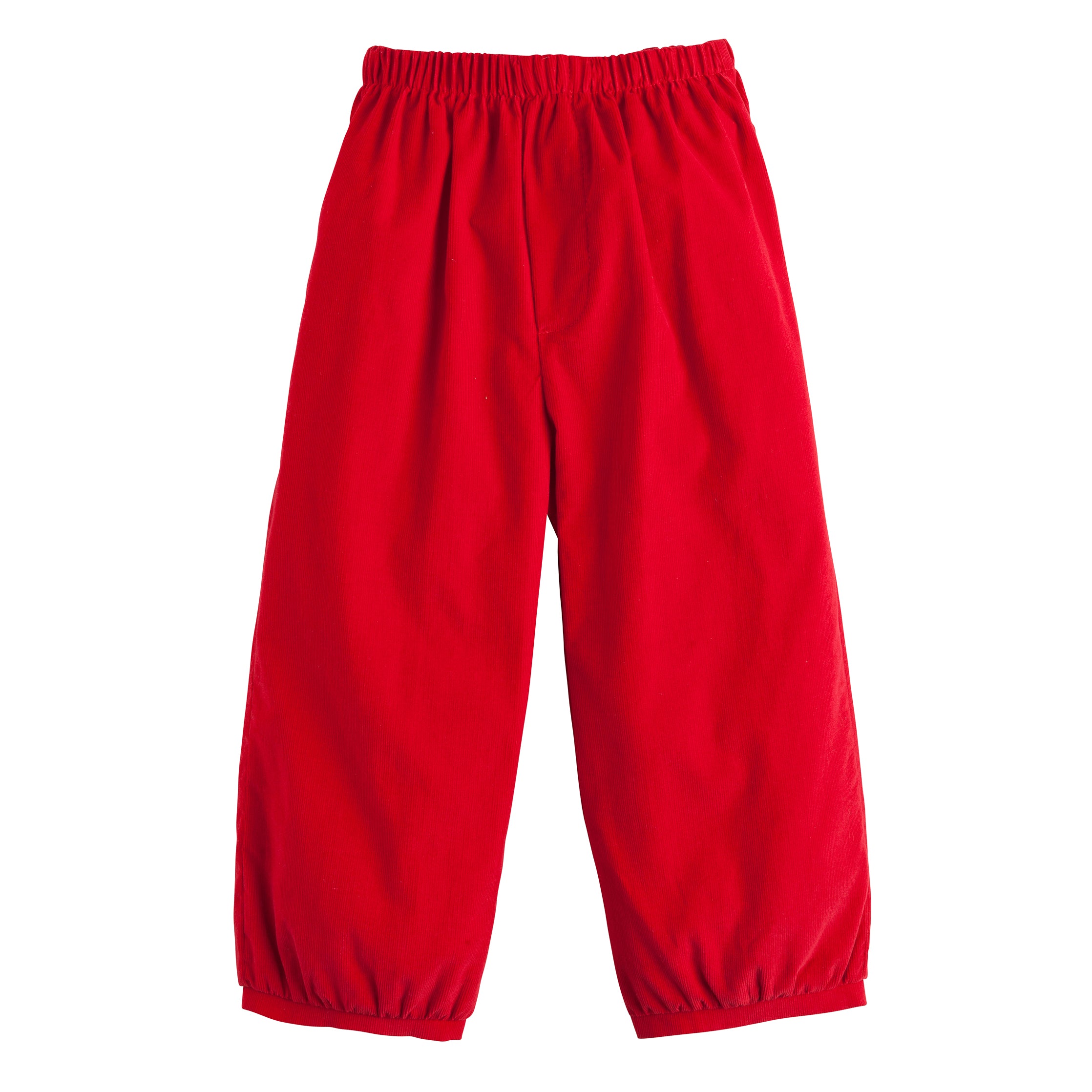 Banded Pant - Red Corduroy
