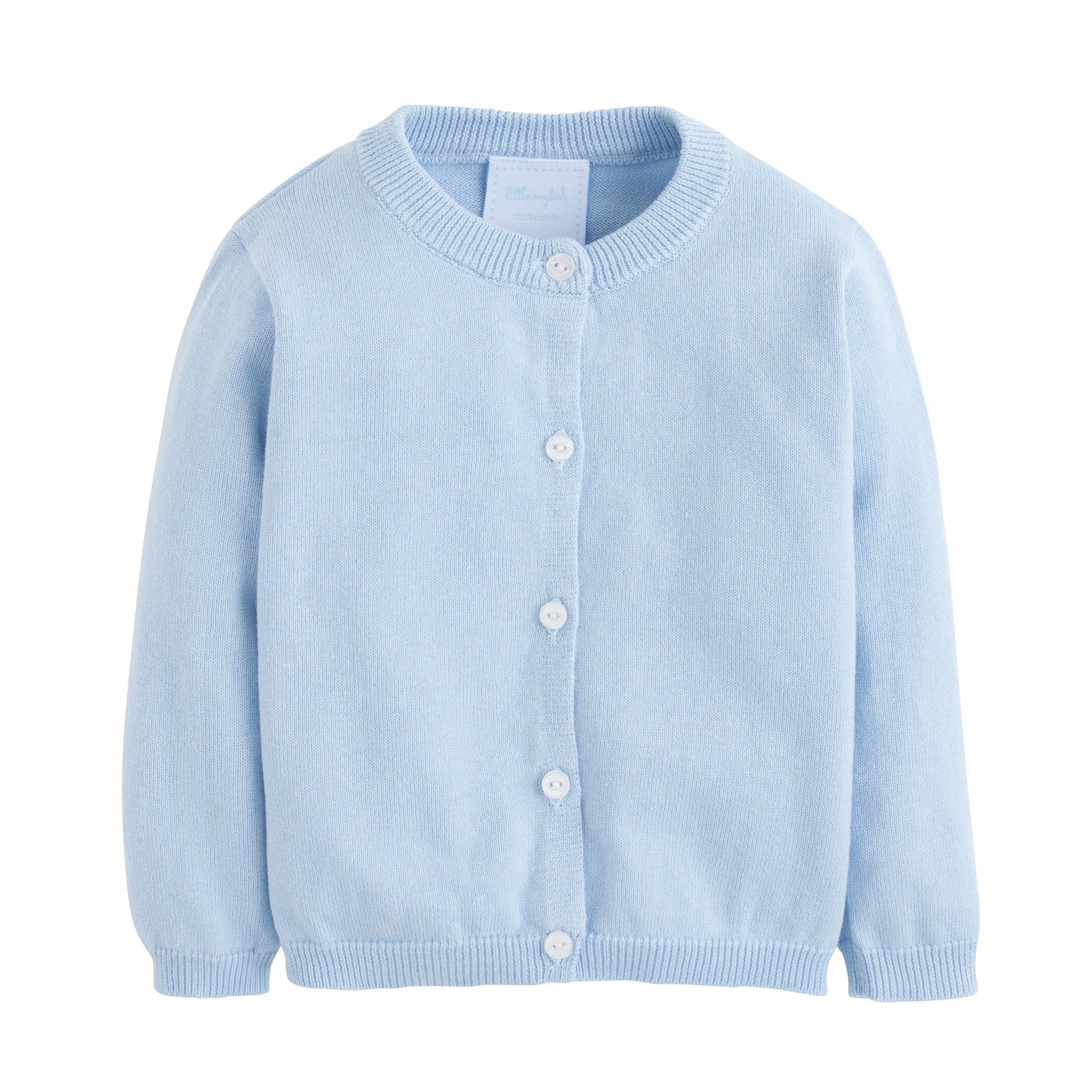 Boy & Girl Light Blue Kids Sweater – English Little Cardigan 