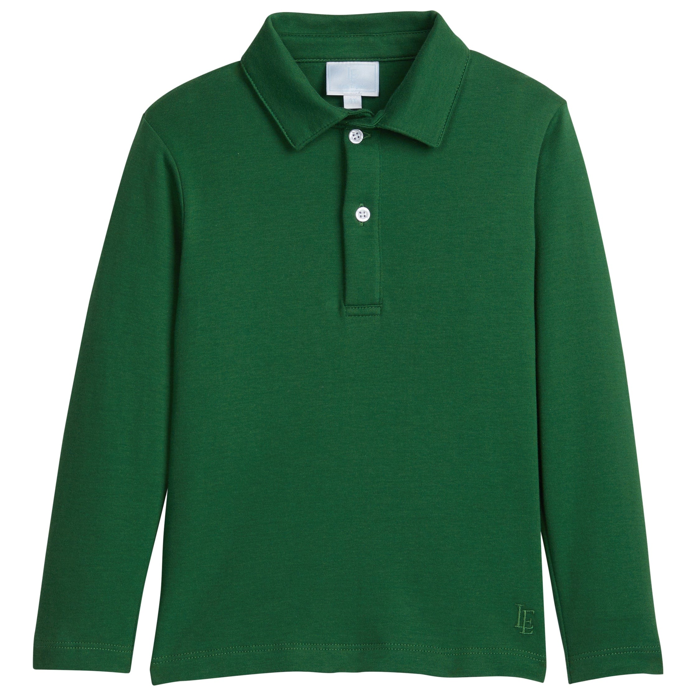 Baby Polo Shirt Mint Green Cotton Fleece