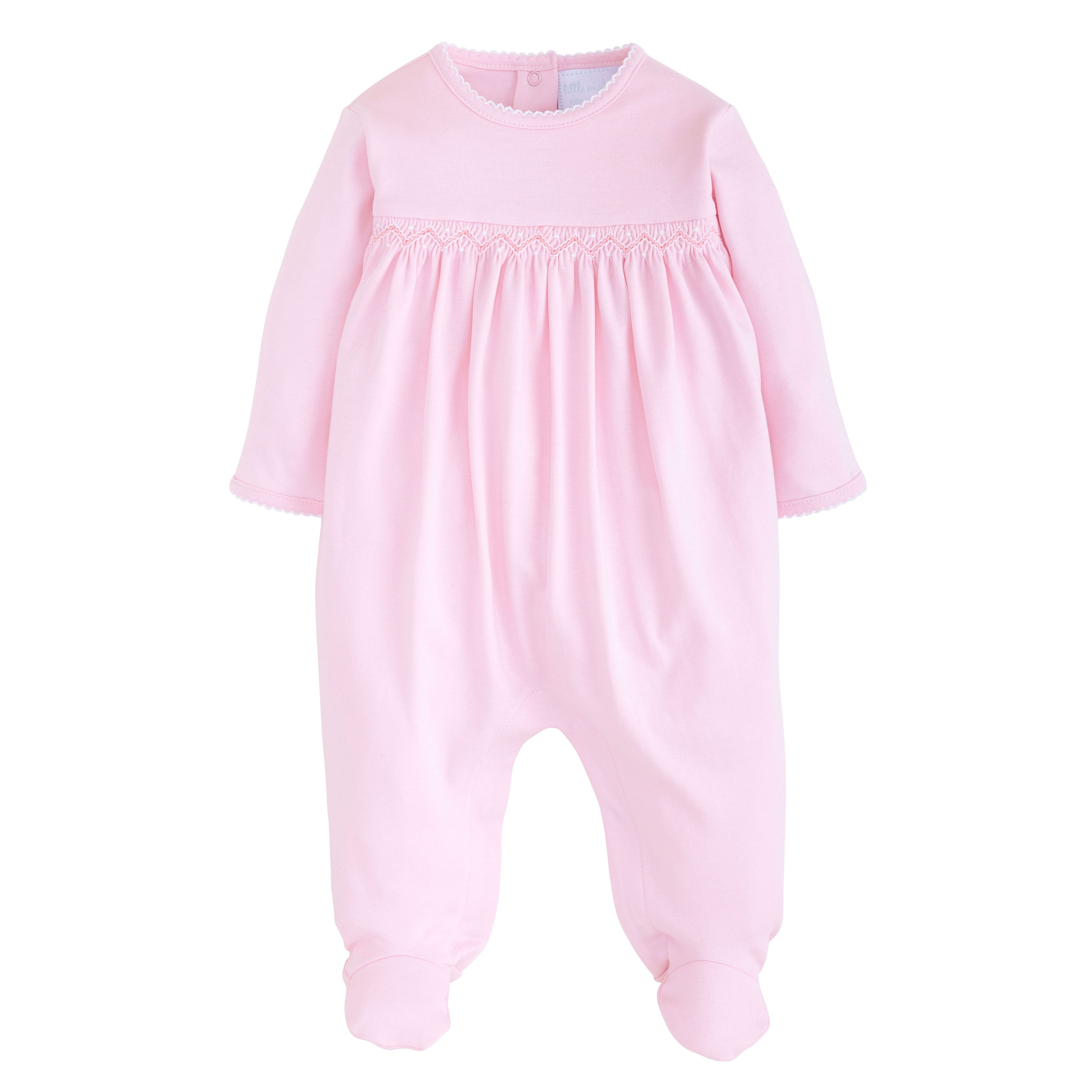 Baby girl best sale pink sleepsuits