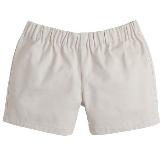 Toddler and Little Boy's Light Tan Twill Shorts – Little English