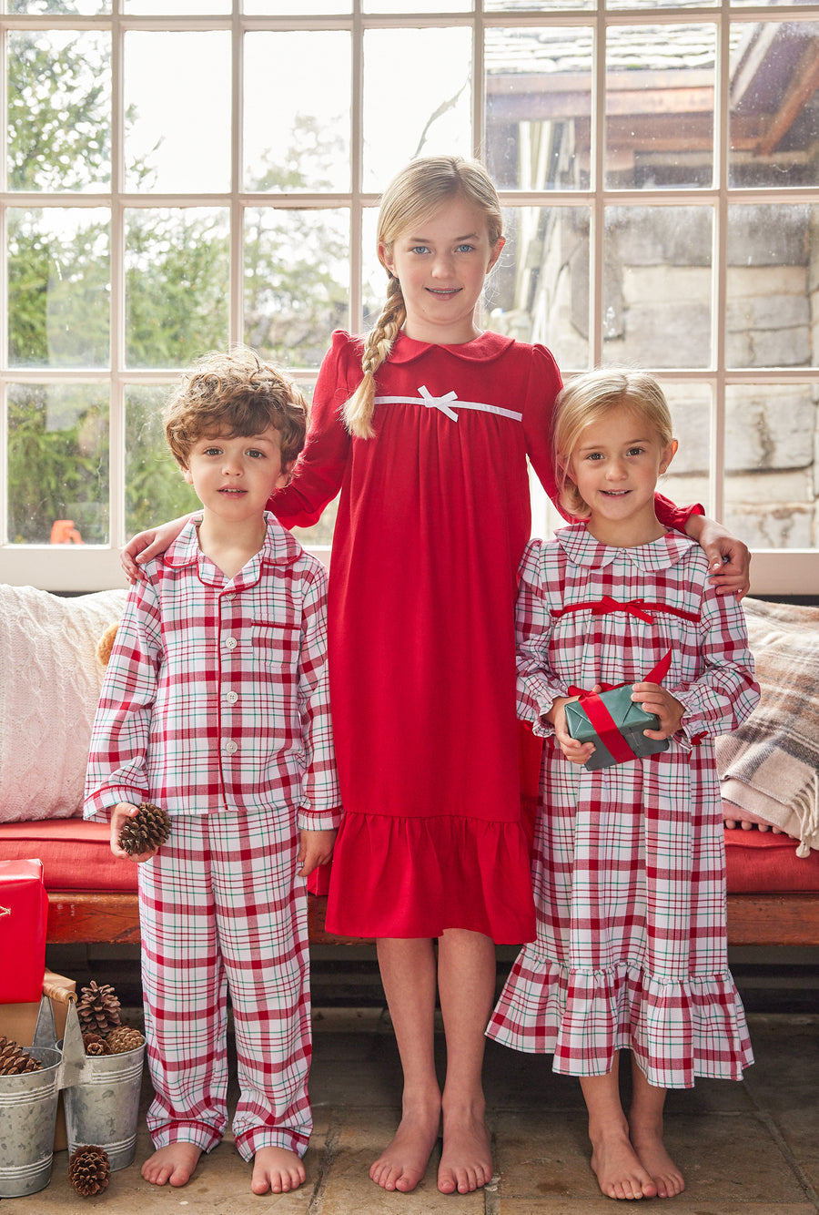 Classic Nightgown - Holiday Plaid