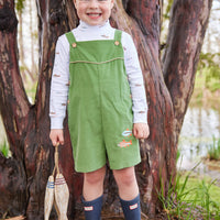 printed turtleneck with multicolored fish, Little English classic boy's turtleneck