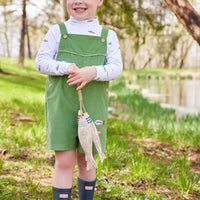 printed turtleneck with multicolored fish, Little English classic boy's turtleneck