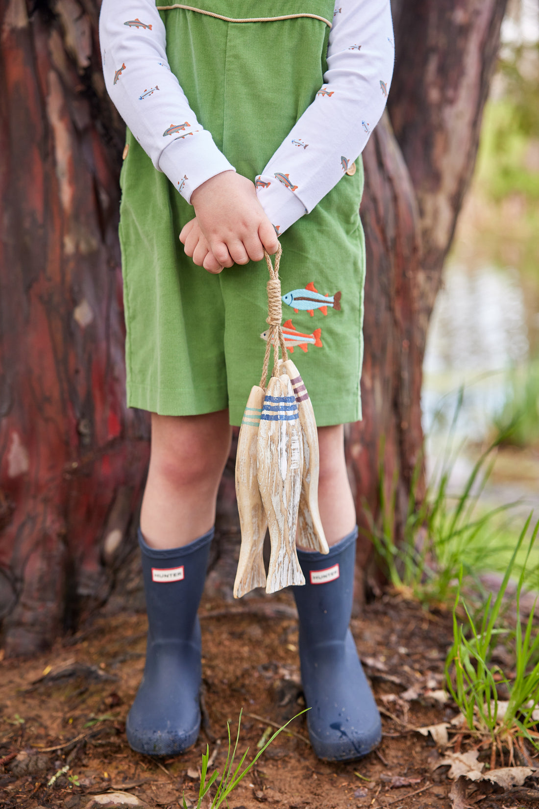 printed turtleneck with multicolored fish, Little English classic boy&