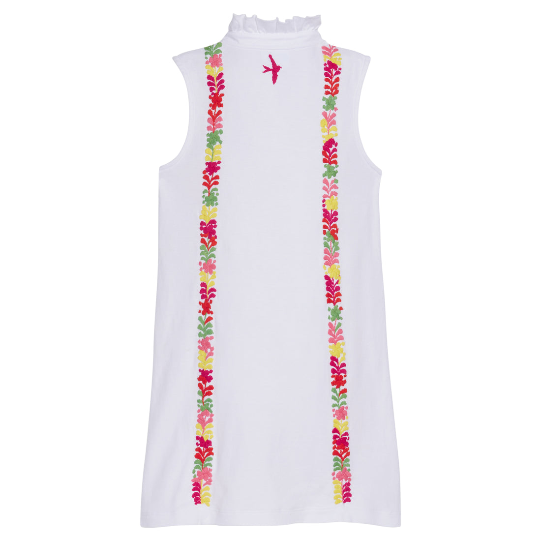 Little English x Mi Golondrina white cotton dress for spring, girl&