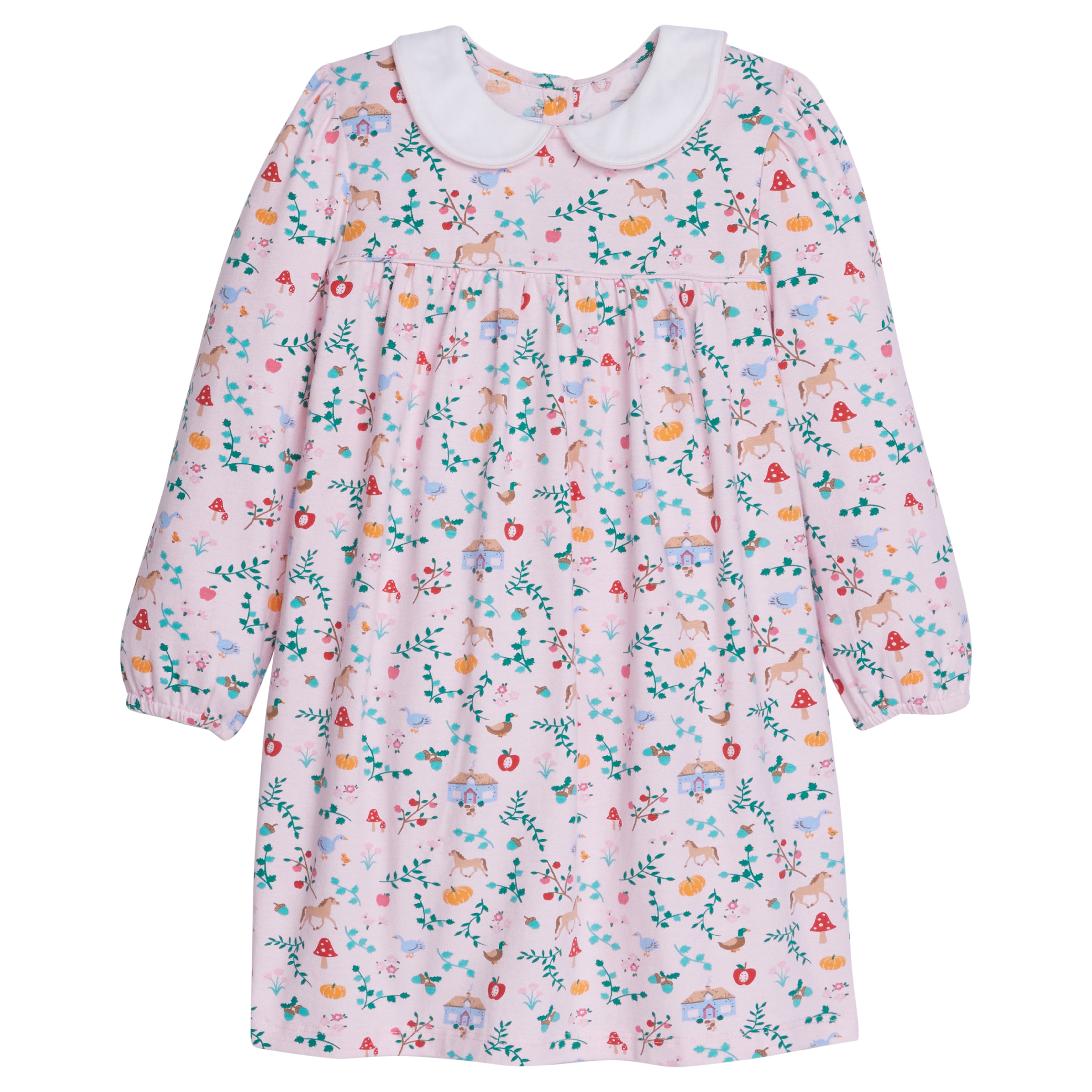 Peter Pan Collar Harvest Dress - Girl's Clothes – Little English