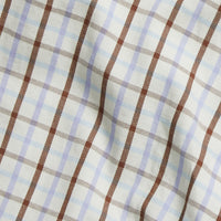 Little English Brownfield Plaid fabric swatch closeup