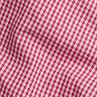 Little English Red Gingham fabric swatch closeup