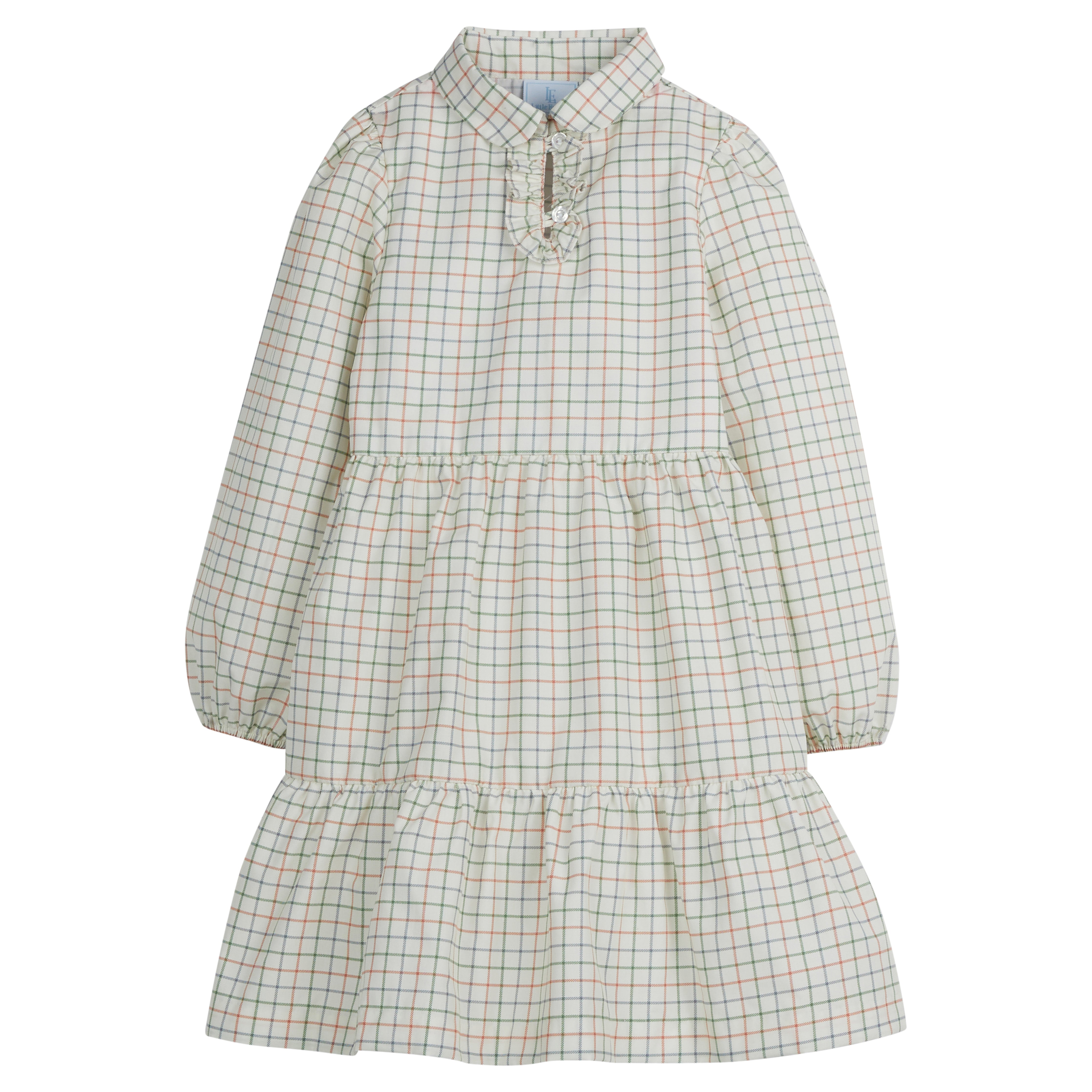 Kids Hunter Tattersall Dress - Girl's Boutique Outfit – Little English