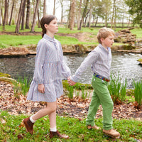 Little English traditional children's clothing.  Classic watercress green corduroy pants for boy.