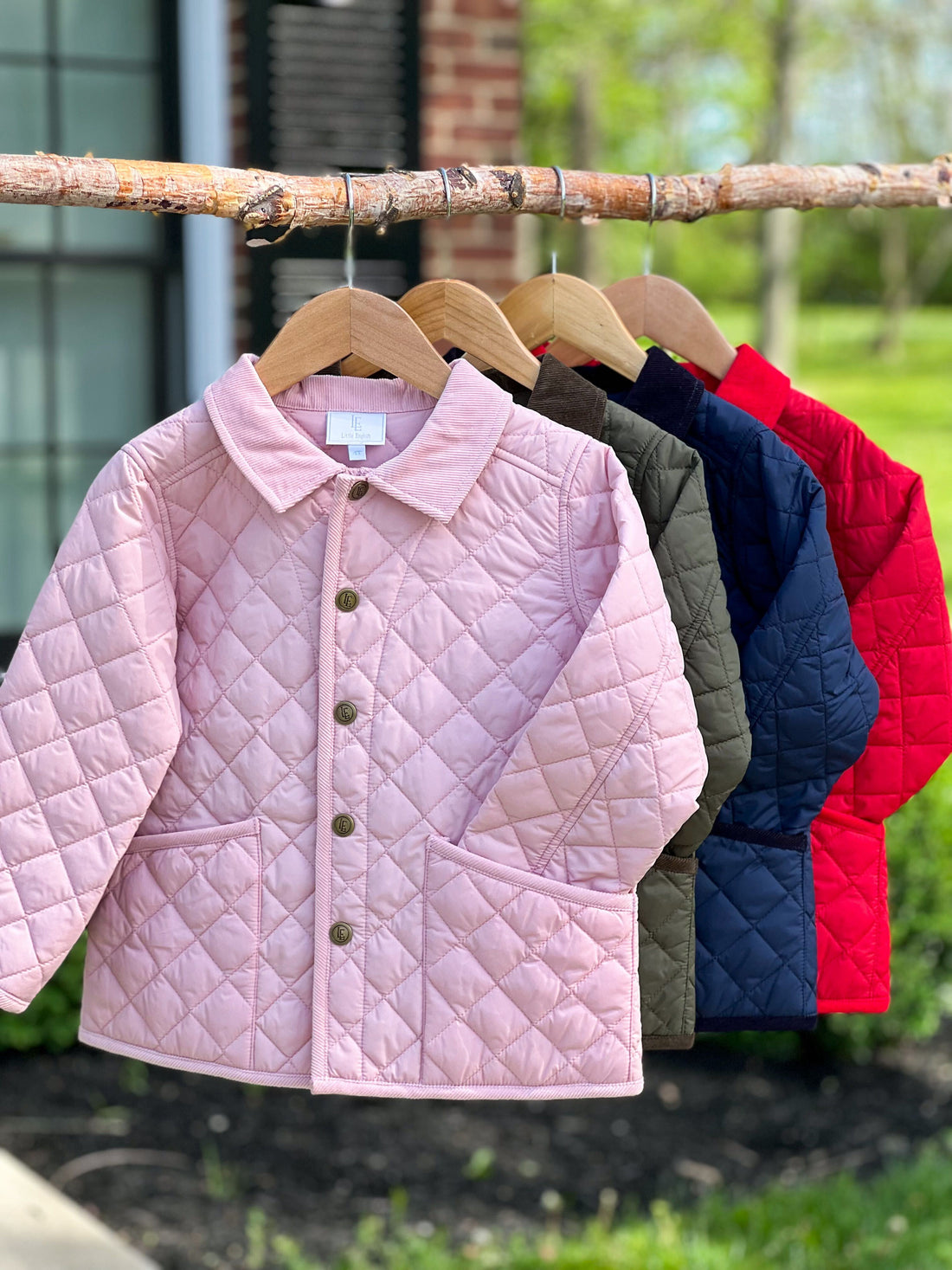 Girl\'s Kids Jacket English Pink Little - Outerwear – Quilted