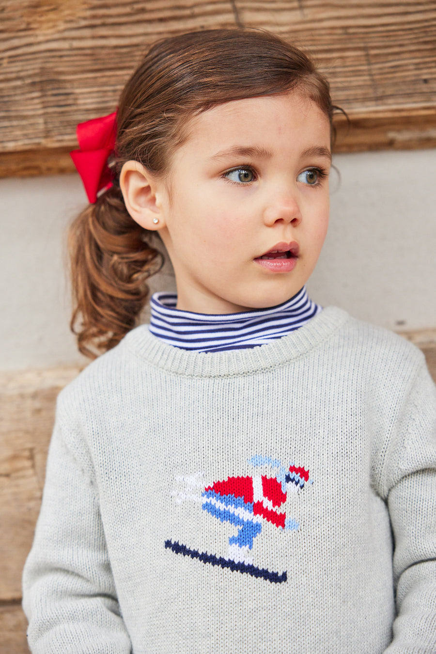 little english classic childrens clothing navy blue striped turtleneck