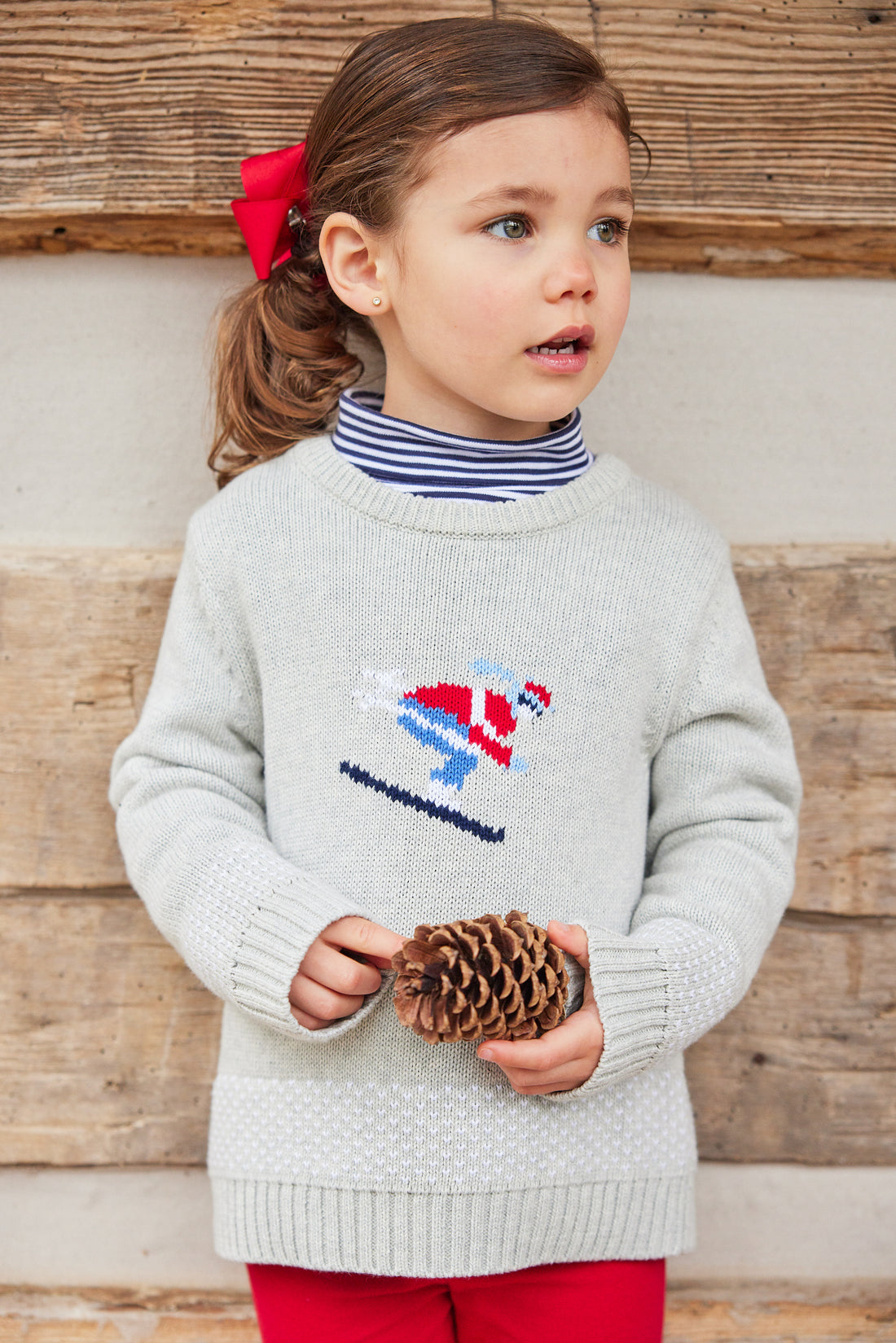 little english classic childrens clothing navy blue striped turtleneck