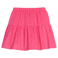 Little English classic childrens clothing tween girls a-line mini skirt in hot pink corduroy