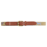 Little English x Smathers and Branson boy's needlepoint belt with labs for fall