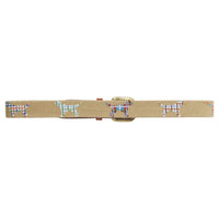 Little English x Smathers and Branson boy's needlepoint belt with labs for fall