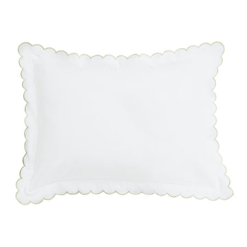 Scallop Baby Pillowcase - Meadow