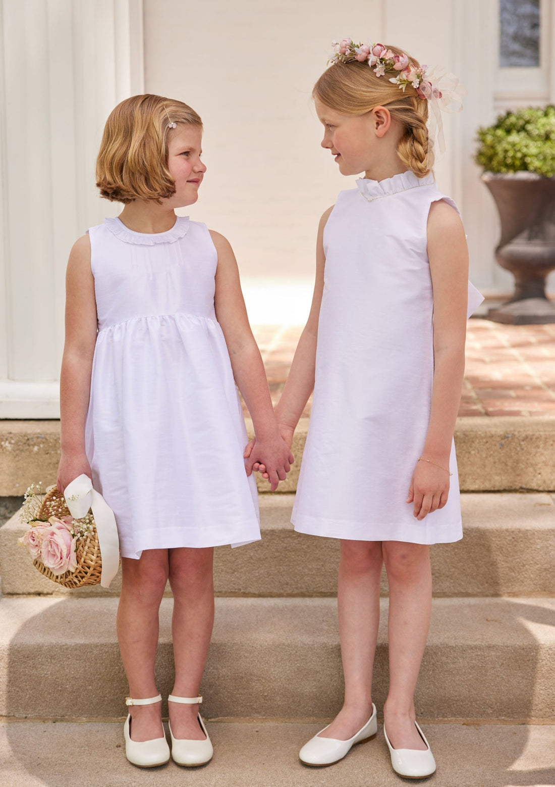 Silk Mother and Daughters 3 Pieces Matching Dresses WJ51416