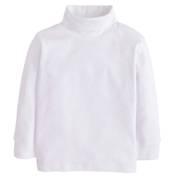 little english classic childrens clothing unisex solid white turtleneck