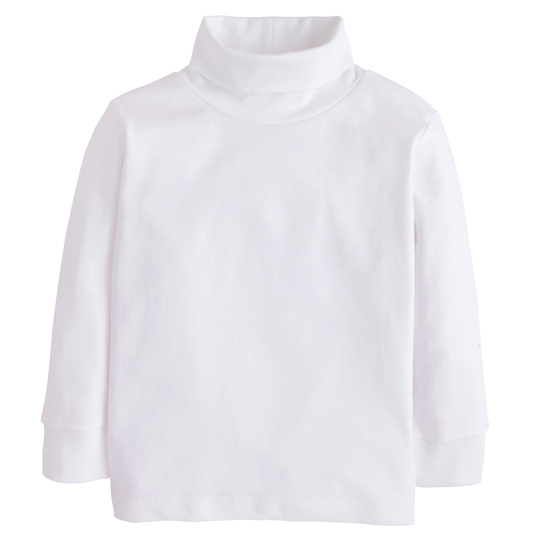 little english classic childrens clothing unisex solid white turtleneck