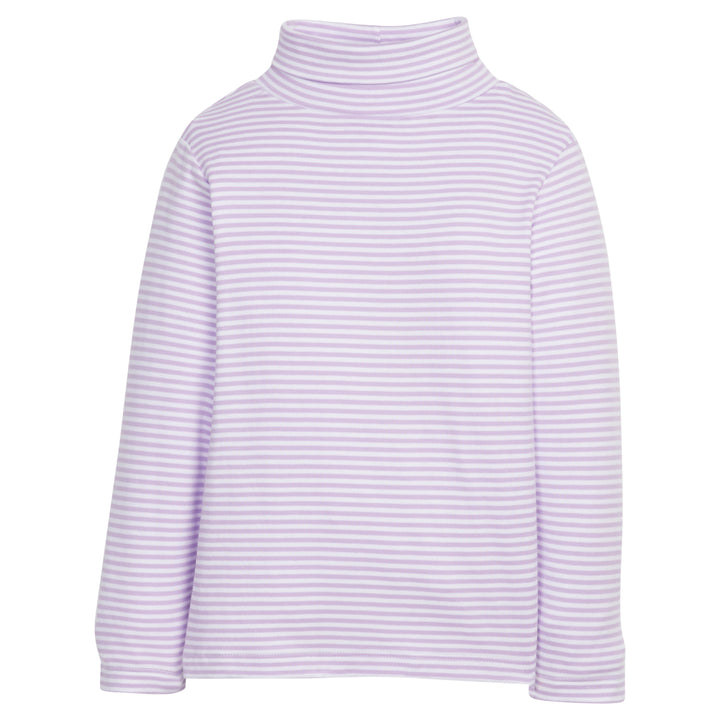 little english classic chidlrens clothing lavender striped turtleneck
