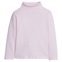 little english classic childrens clothing girls pink striped turtleneck