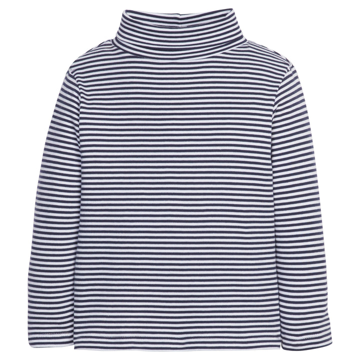 little english classic childrens clothing navy blue striped turtleneck