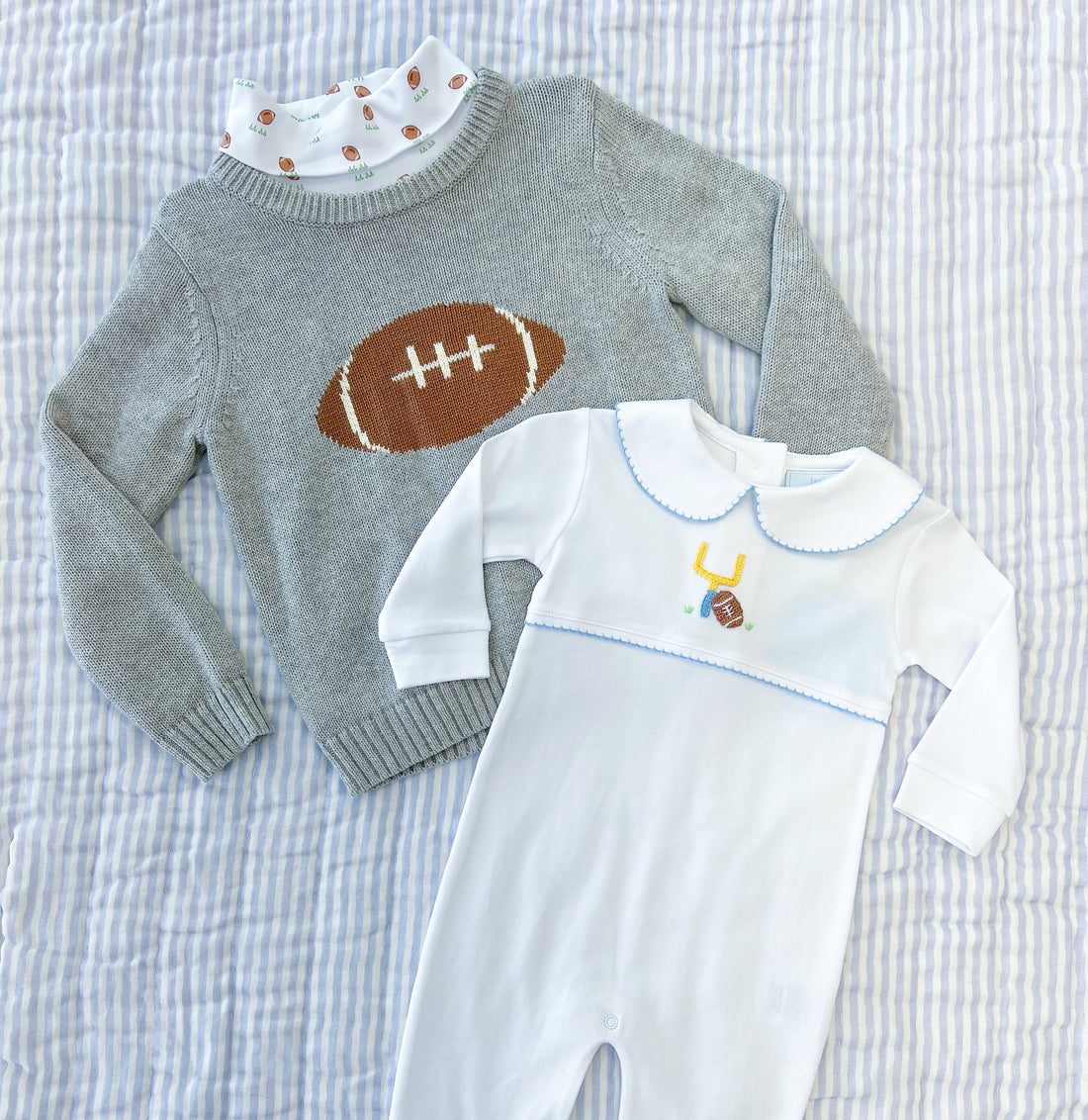 Intarsia Sweater - Football