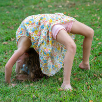 Little English traditional children's clothing.  Light pink ruffled undershorts for little girls.  WeeOnes wundershorts