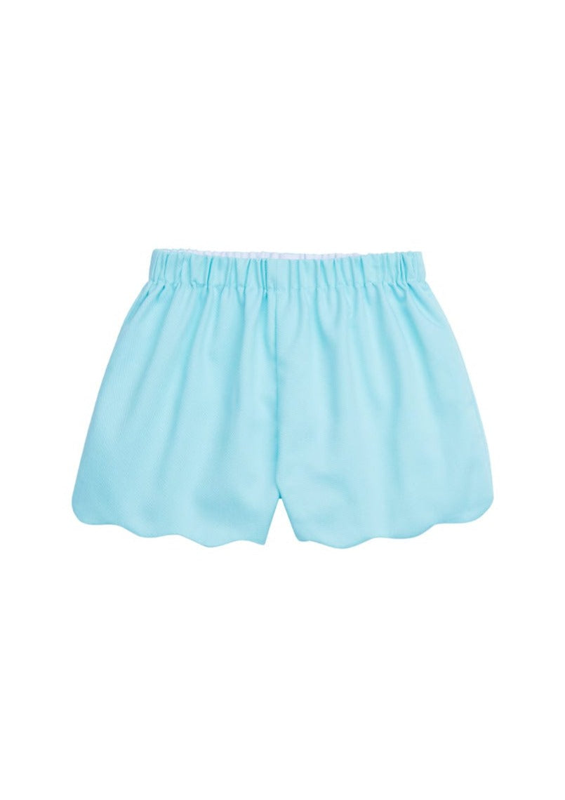 Little Girl's Scallop Shorts - Kids Twill Bottoms – Little English